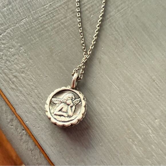 Mariana Swarovski Crystal Guardian Angel Pendant Necklace - Picture 3 of 15